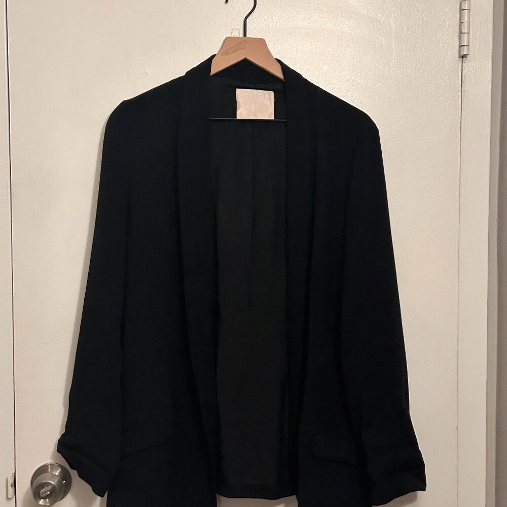 Black MegShop NYC Handmade Women's Blazer Sz L